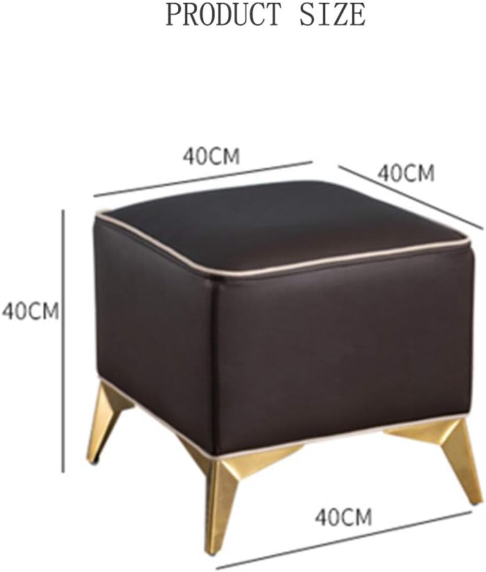 FTOQWZXV 折りたたみ式フットスツール フェイクレザー オットマン